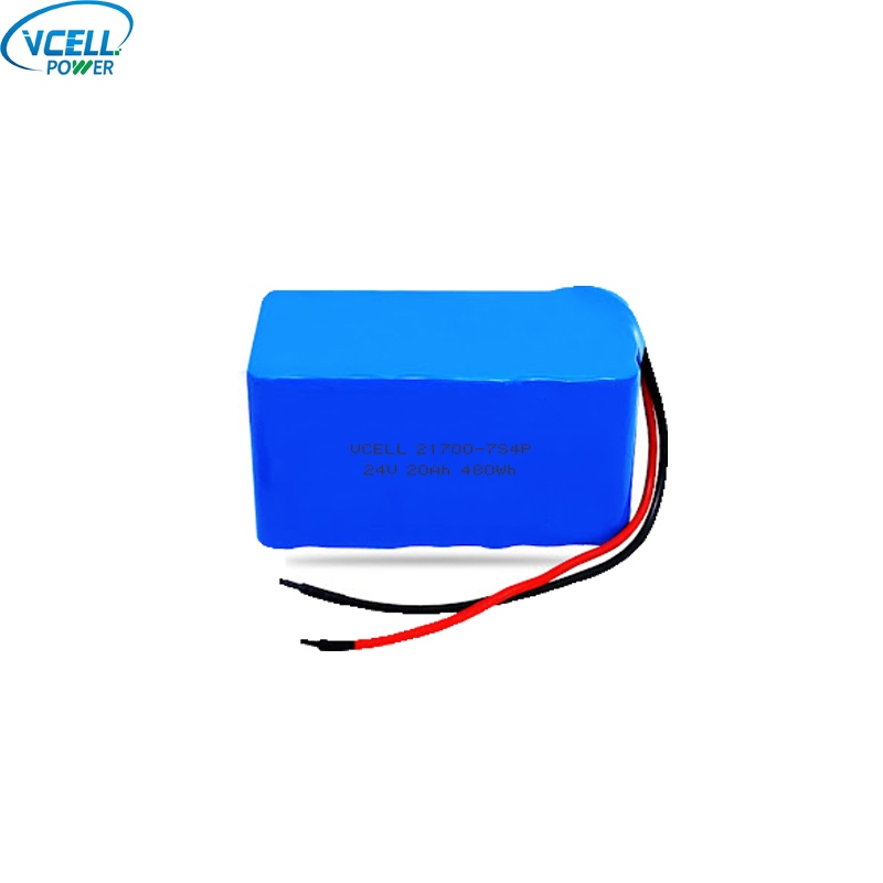 Paquet de batterie d'ion de Li de 24V 20Ah 21700 7S4P