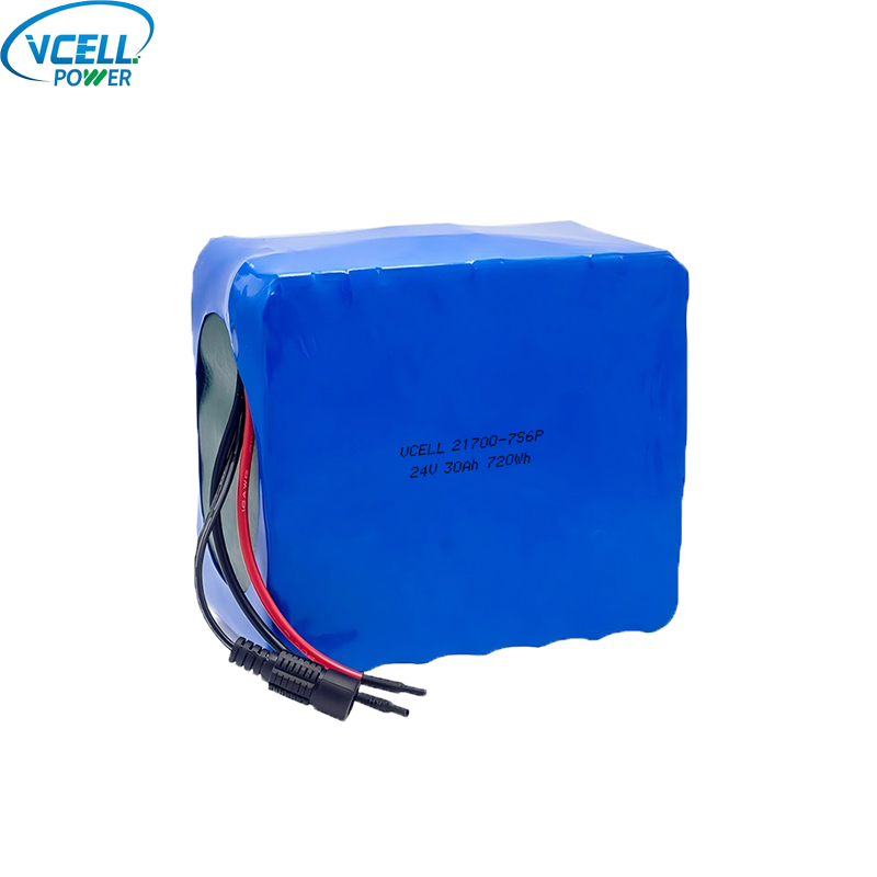 Batterie lithium-ion rechargeable 24 V, 30 Ah.
