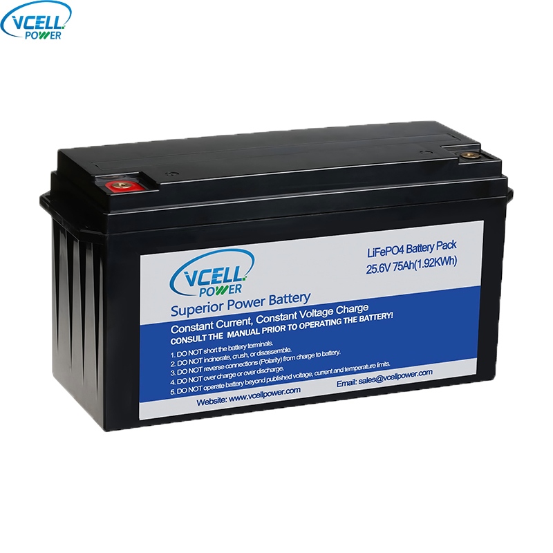 Batterie LiFePO4 à cycle profond 24 V 75 Ah