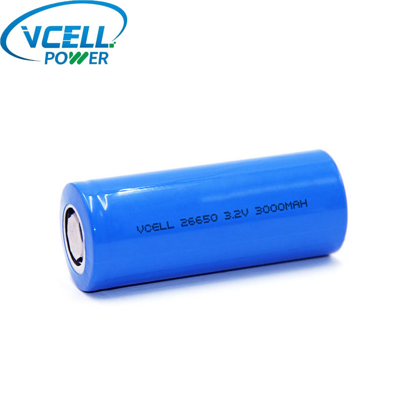 Batterie LiFePO4 3,2 V 3 000 mAh 9,60 Wh IFR26650.