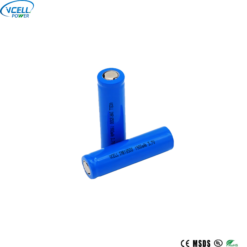 Batterie au lithium-ion INR18500 de 3,7 V 1900 mAh