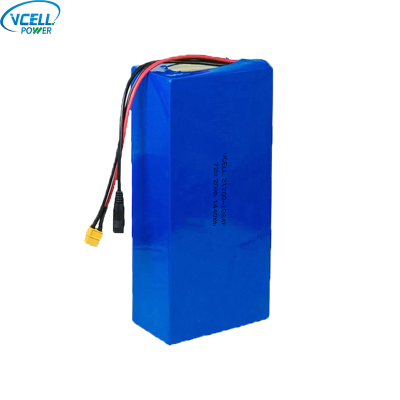 Batterie au lithium-ion pour vélo électrique 72V 20Ah