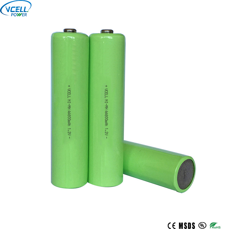 Batterie rechargeable NIMH AA 800 mAh 1,2 V.